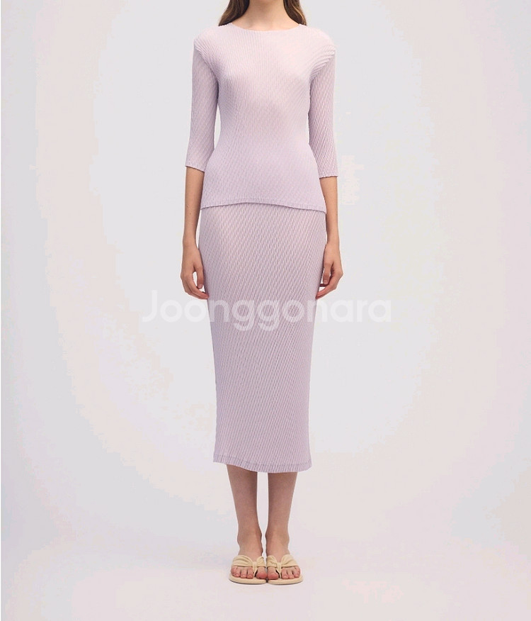 이세이미야케 탑 롬버스 플리츠 탑 라이트 위스테리아퍼플--5