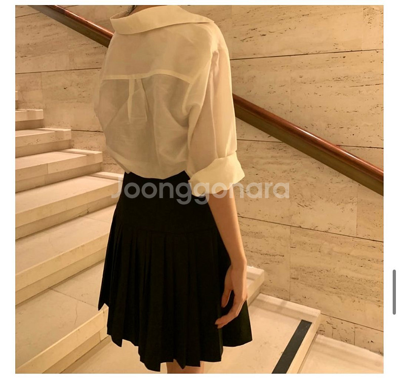 chauet 쇼에 레스이즈모어 플리츠 스커트 S 새상품--5