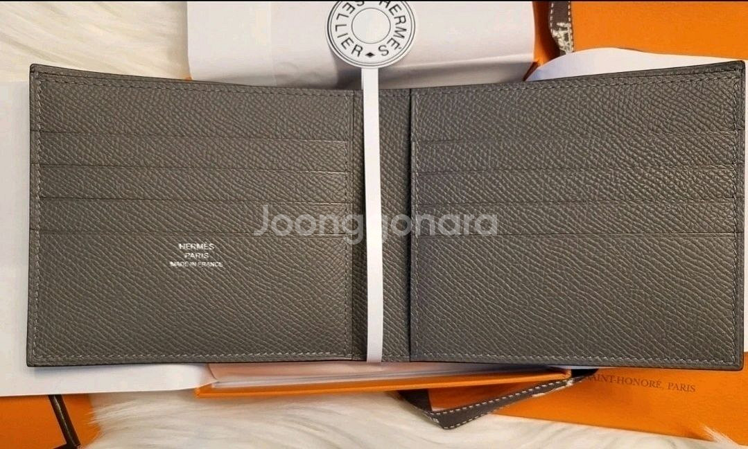 에르메스 MC 코페르닉 반지갑 그리메이어 남성 반지갑--3