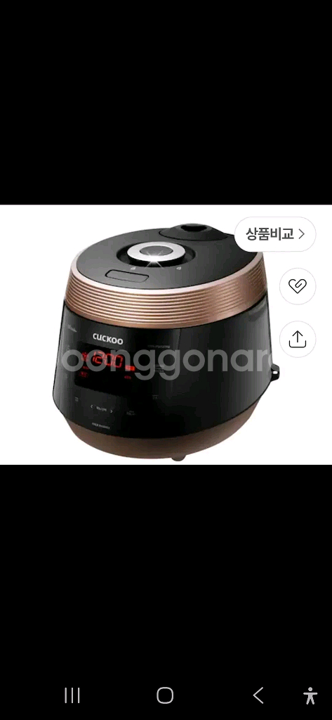 쿠쿠 10 인용 압력밥솥/CRP-PW107FB--0