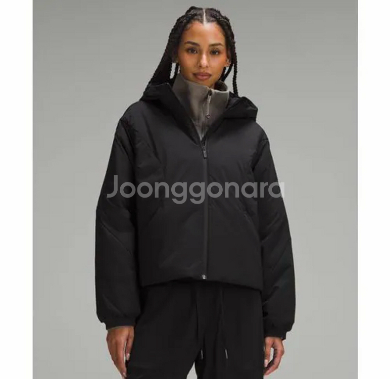 룰루레몬 워터 리지스턴트 인설레이트 후드 자켓 S--3