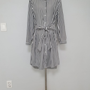 (거의새거)헤이린 뉴욕 리본 셔츠형 원피스 44~77