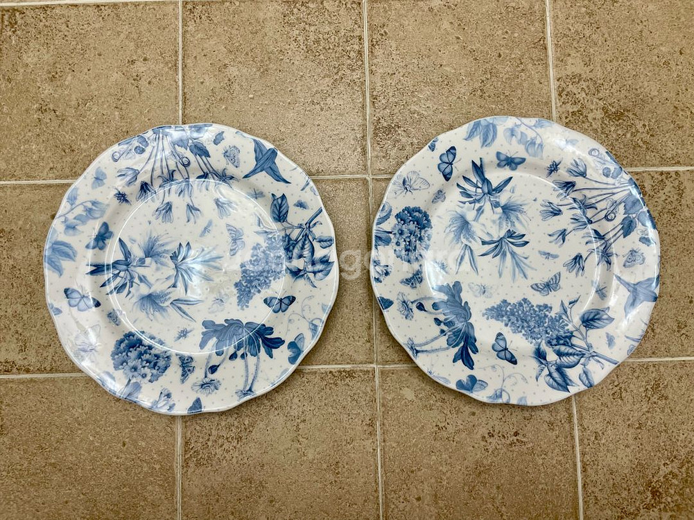 포트메리온 보타닉 블루 접시 2개-가격내림--0