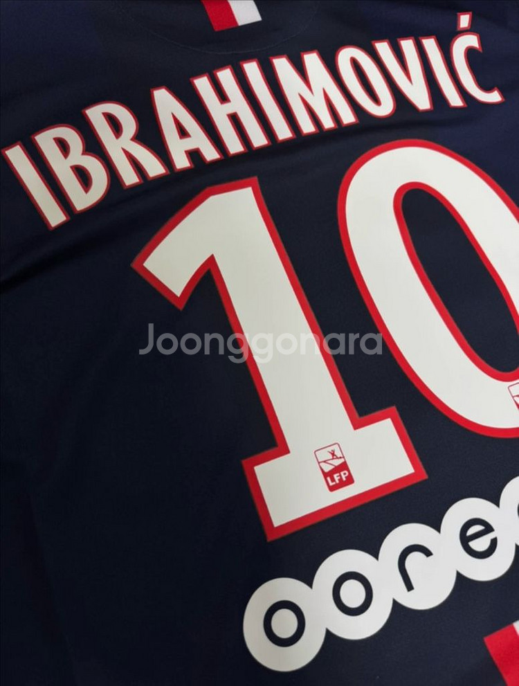 14-15 PSG 홈 즐라탄 이브라히모비치 정품 유니폼--3