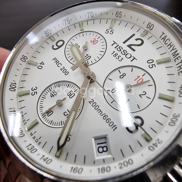 292- 티쏘 prc200 남성 남자 정장시계 메탈시계--4