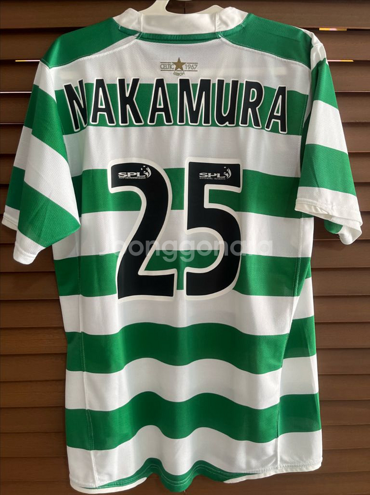 07-08 셀틱 나카무라 슌스케 유니폼--1