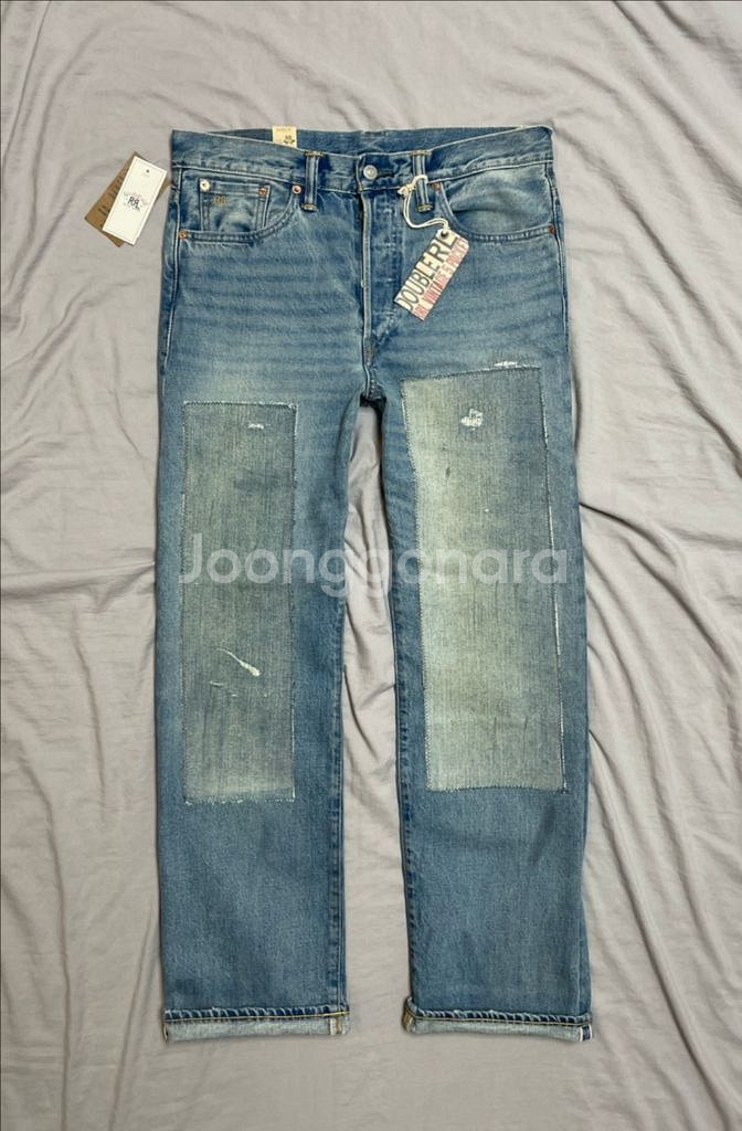 더블알엘 rrl 빈티지 5포켓 미드랜드 셀비지 진--1