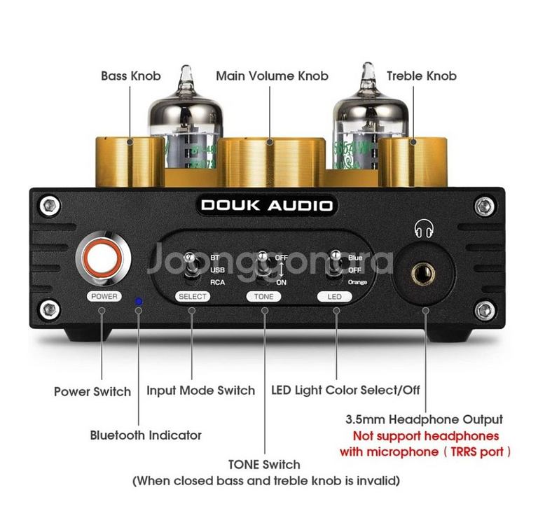Douk Audio P1 진공관 블루투스 리시버--7