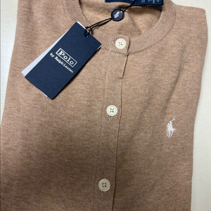 폴로 피마코튼 가디건 베이지s새상품 (병행수입)