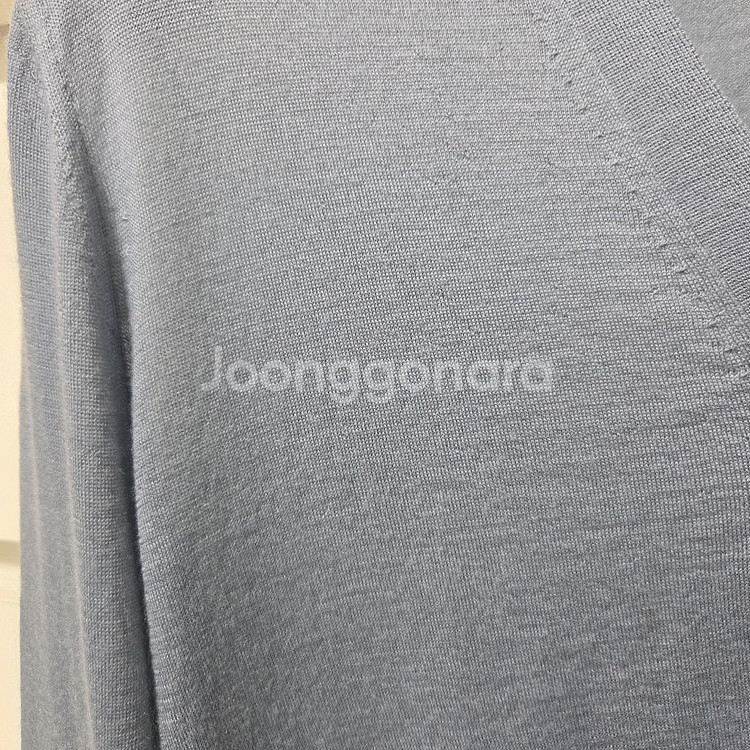 더캐시미어 캐시미어 가디건 미스틱블루 랑방 마인 타임--3