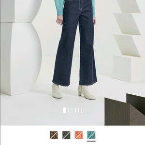 타임 크롭 니트 가디건 랑방 마인 더캐시미어 시스템