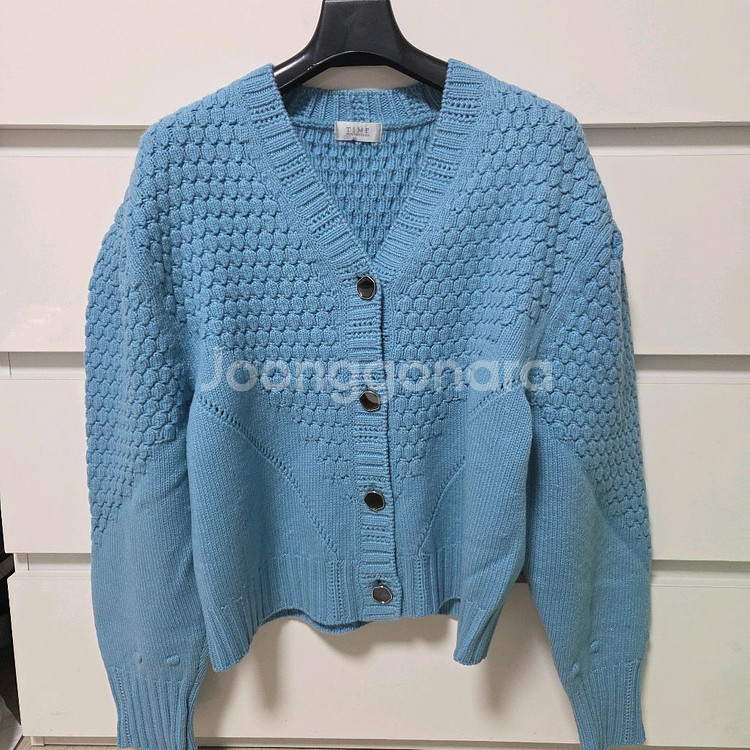 타임 크롭 니트 가디건 랑방 마인 더캐시미어 시스템--1