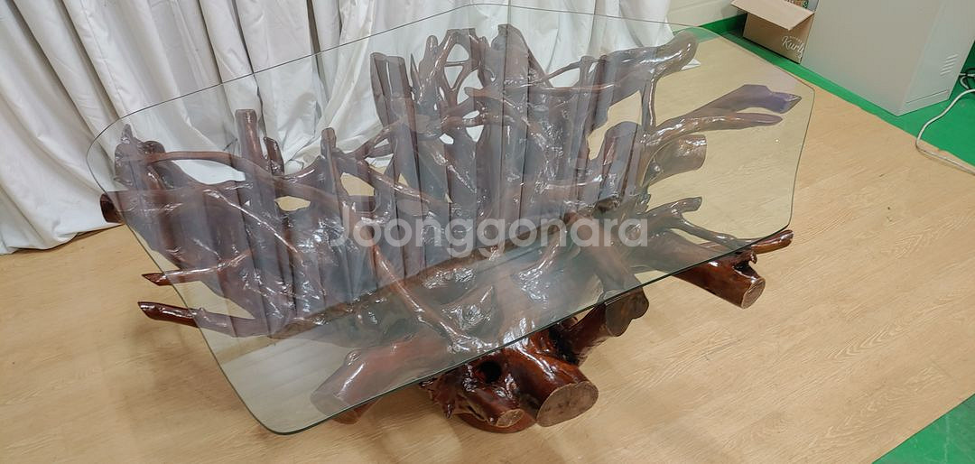 거실탁자 거실테이블 소파테이블 괴목 나무뿌리테이블--3