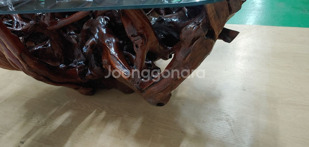 거실탁자 거실테이블 소파테이블 괴목 나무뿌리테이블--6