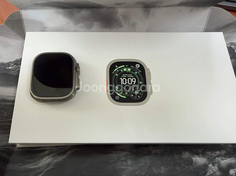 애플워치 울트라3 내츄럴티타늄 팔아요--0