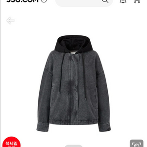 스튜디오 톰보이 여성 후드 청점퍼