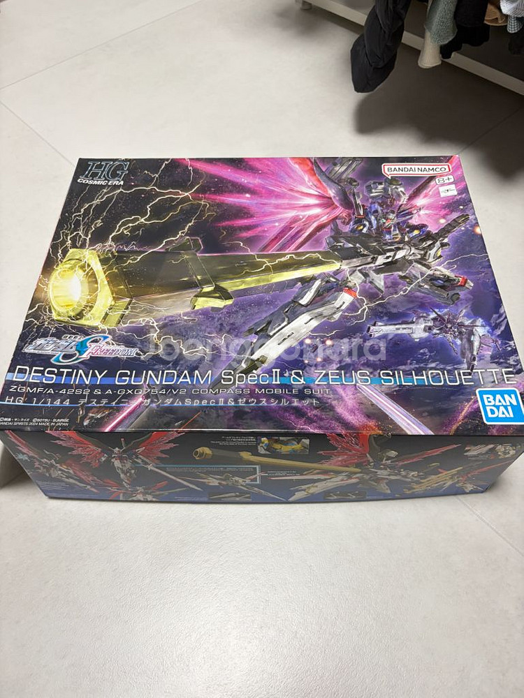 Hg 데스티니건담 스펙2+제우스 미조립--0