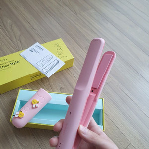 쿨린 허니비 무선 미니 고데기 싸게 판매합니다!