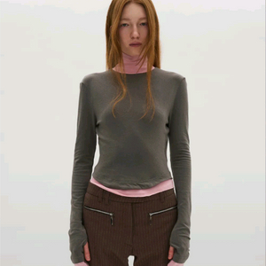 파르티멘토 더블레이어드 하이넥 티