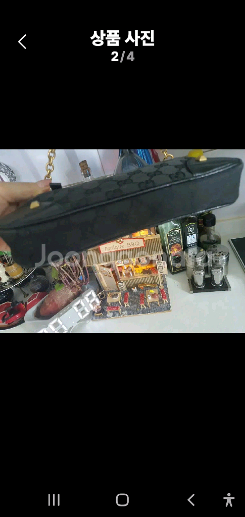 정품/구찌 핸드백--1