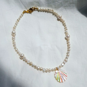 NOTTE 조개 진주 목걸이