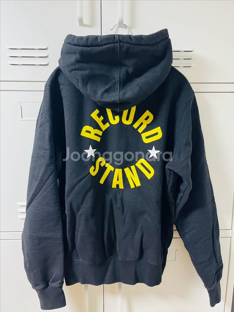 비이커 BEAKER Record Stand 블랙 후드티--2