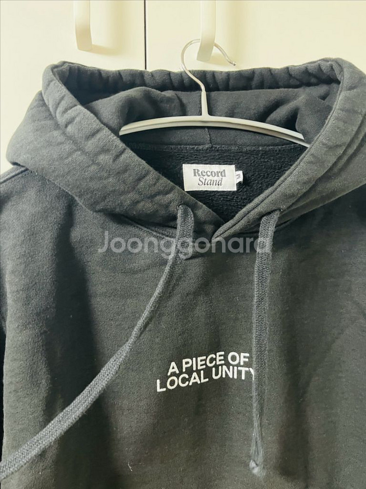 비이커 BEAKER Record Stand 블랙 후드티--1