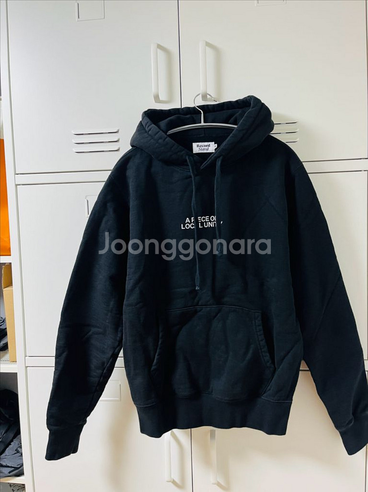 비이커 BEAKER Record Stand 블랙 후드티--0