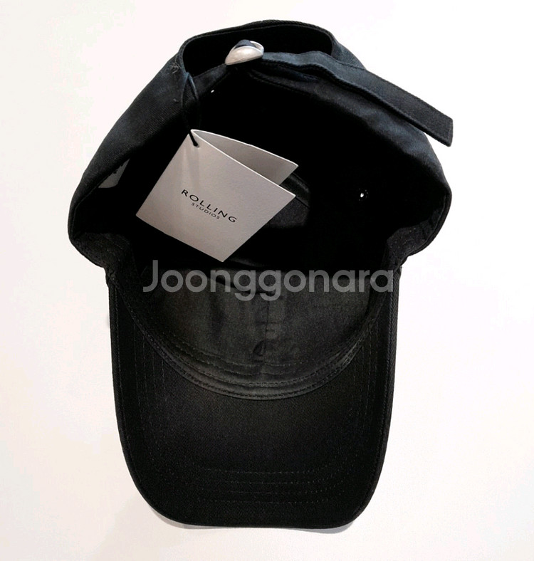 (새상품) 롤링 볼캡 (블랙)--3
