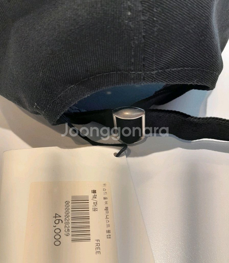 (새상품) 롤링 볼캡 (블랙)--4