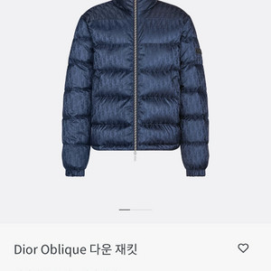 디올 오블리크 패딩
