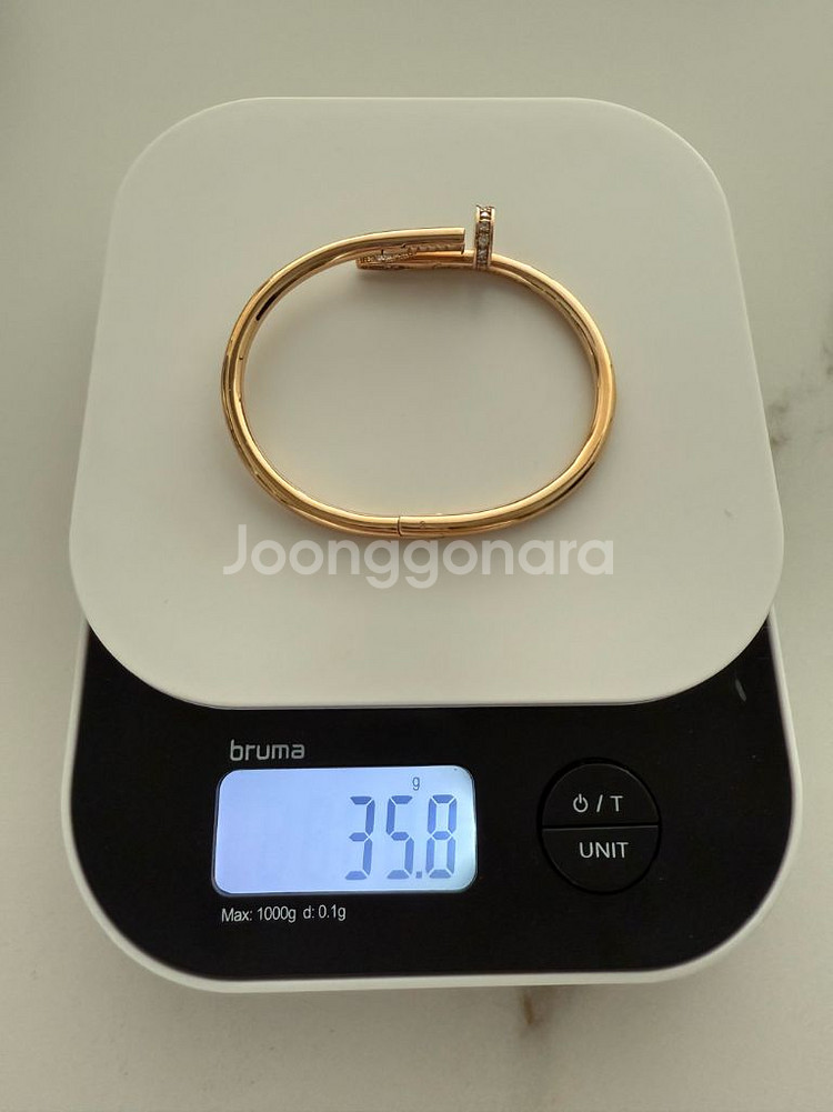 18K 제작 저스트앵끌루 못팔찌--2