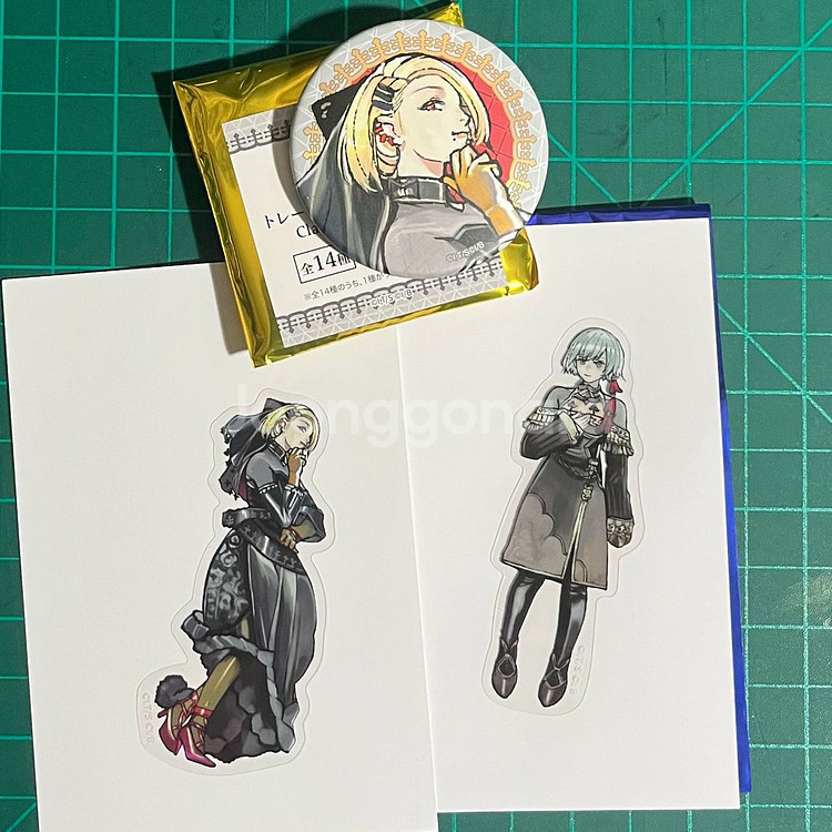 [교환/판매] 잭잔느 클리어 스티커 캔뱃지 시로타 후미--0