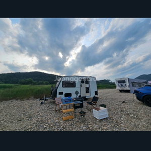 소형카라반 팝니다(차고지증명x,면허x)