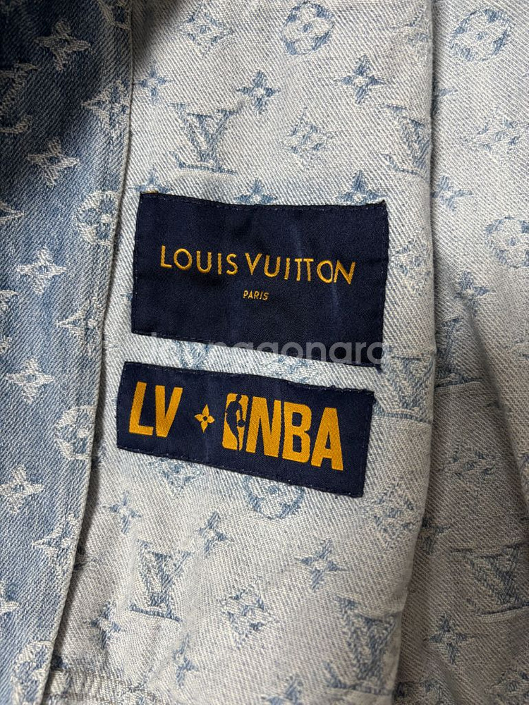 루이비통 NBA 데님 후드집업--4