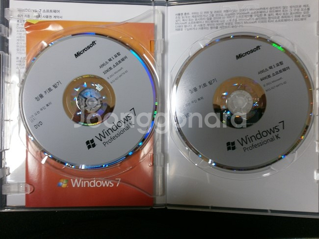 Windows 7 Pro GGK 32.64겸용 한글--1