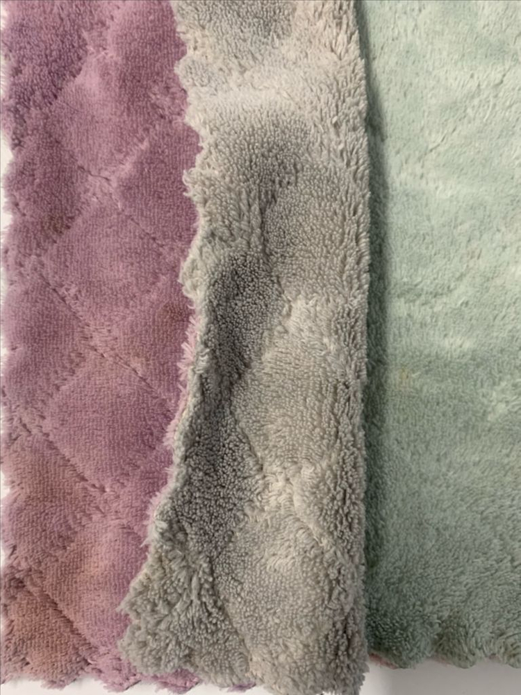 [미사용]극세사 양면행주 고흡수성 마이크로화이버 2개--1