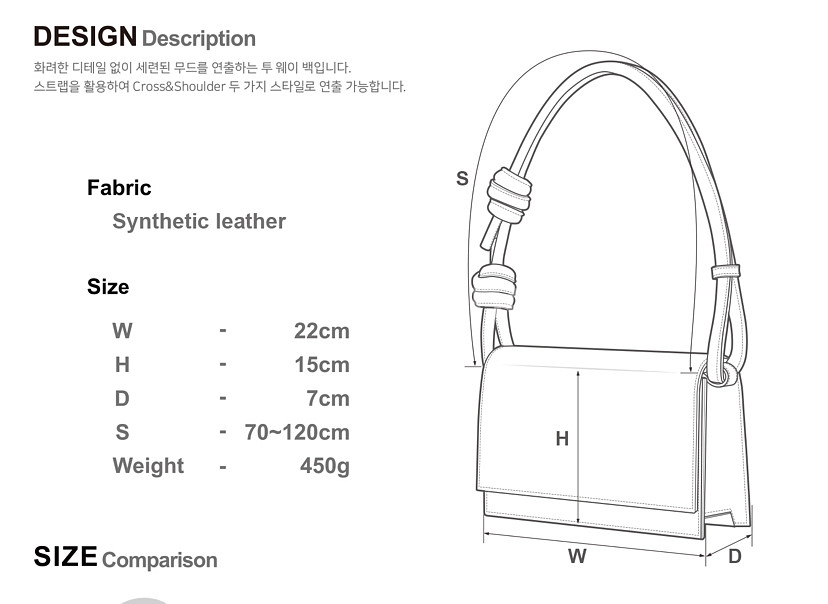 사비 Brick Rope Bag Black 숄더백 블랙--7