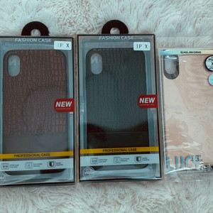 [새제품] 아이폰xs 가죽/카드범퍼케이스 3개 일괄