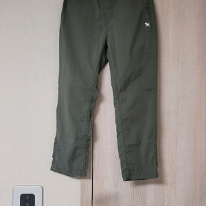 블루독 카키색 얇은바지 120