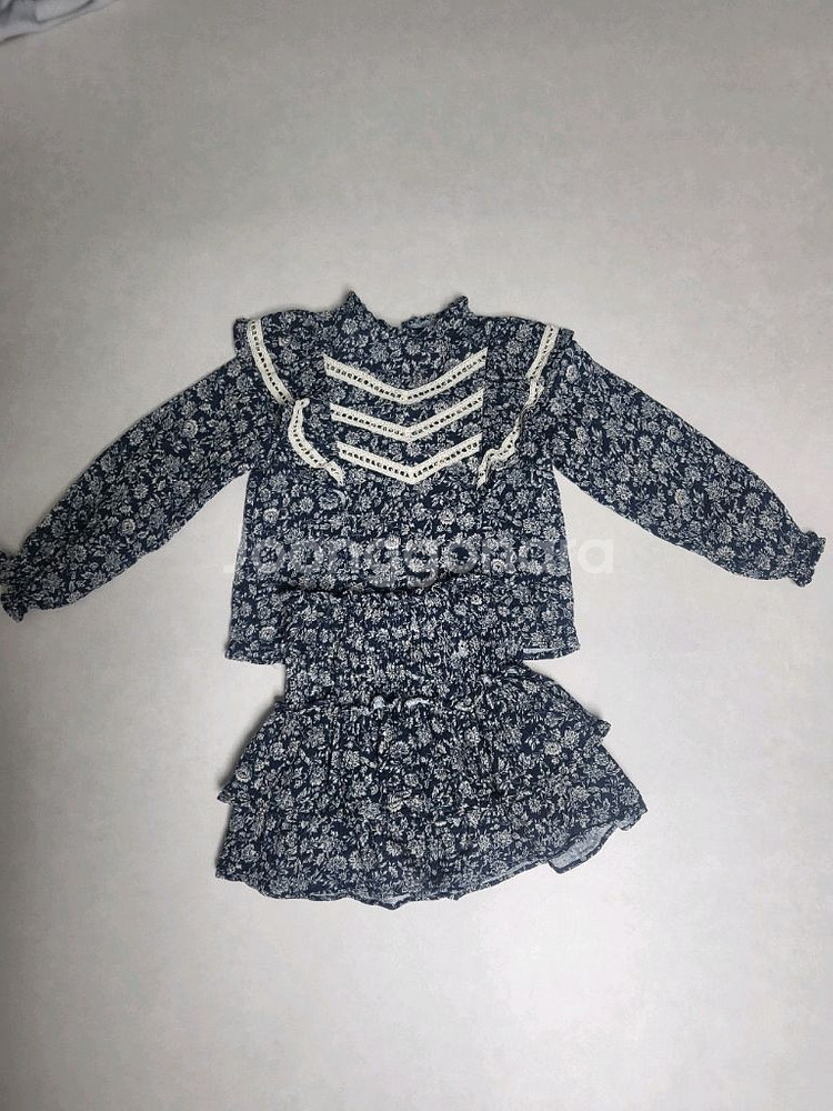 더뉴소사이어티 6y블라 치마 세트--0