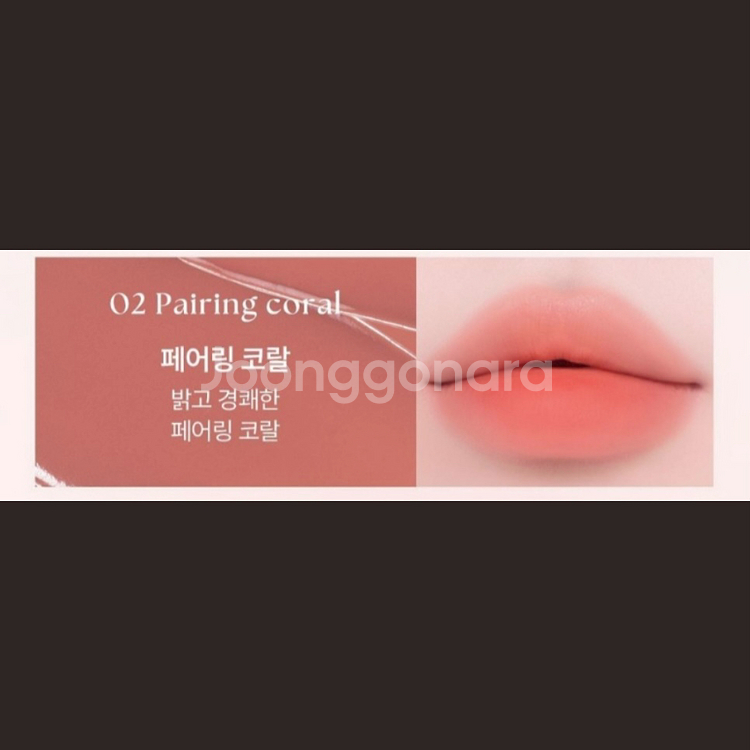 웨이크메이크 워터 블러링 레이어 틴트 2호 페어링 코랄--0