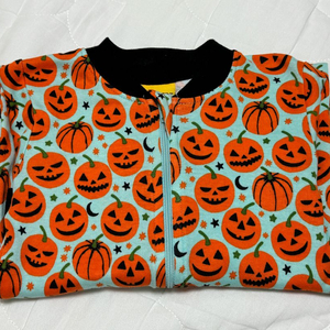 던스 할로윈 펌킨 민트호박 집업수트 74