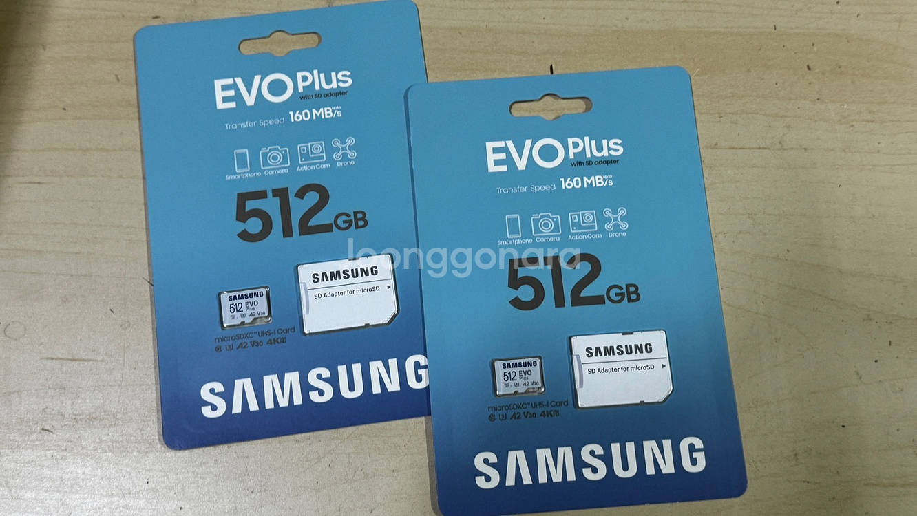 삼성 메모리 카드 마이크로SD evoplus 512--0