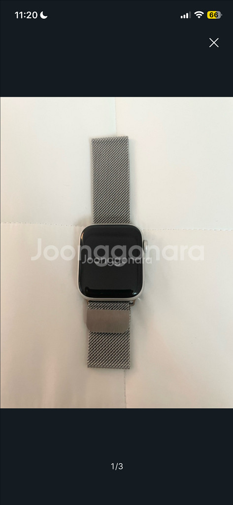 애플워치se 44mm 실버--0