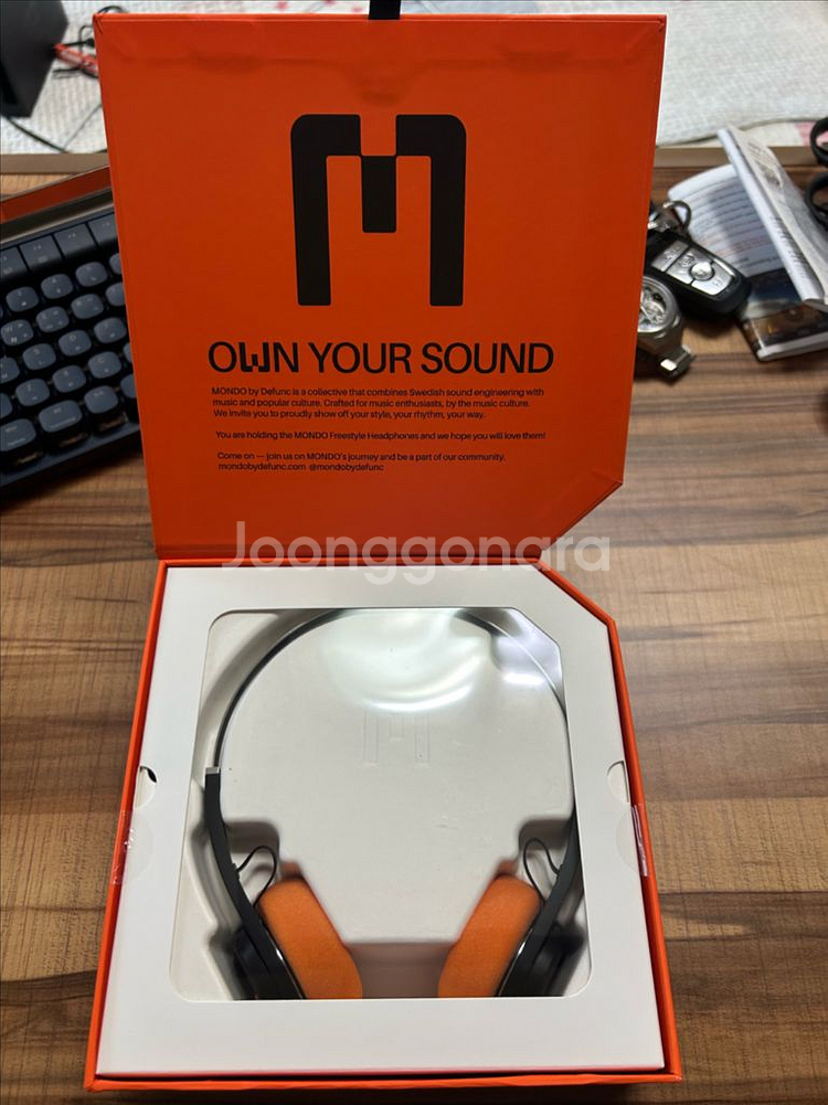 몬도 블루투스 헤드폰 미개봉 새제품 MONDO 블랙--2