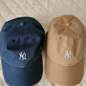 47브랜드 NY양키스 미니로고 클린업 볼캡2개