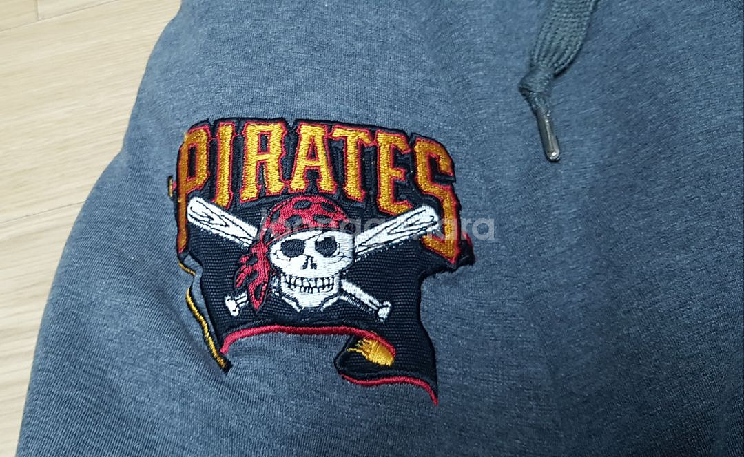 엠엘비 파이어리츠 누빔 야구점퍼,스타디움 쟈켓--3