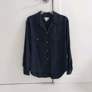 새옷수준 시엔느 Sienne 한섬 네이비 셔츠 남방