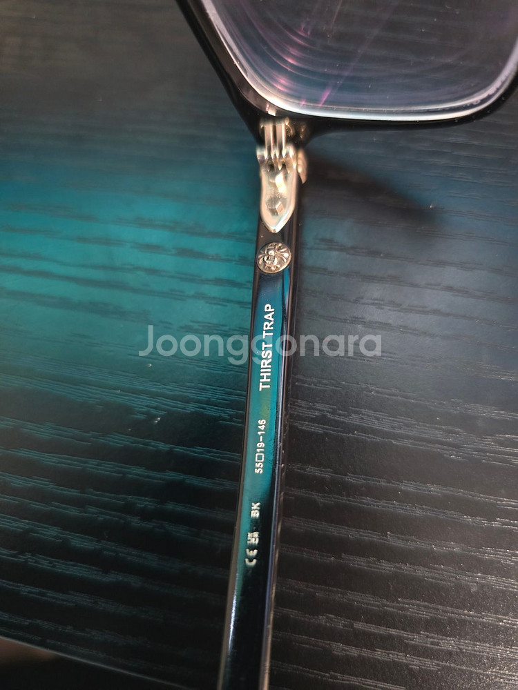 크롬하츠 썰스트 트랩 블랙 안경태--4